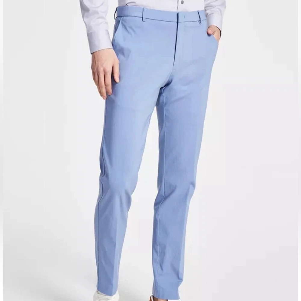 Tommy Hilfiger Pants  Modern-Fit TH Flex Stretch Solid Performance Blue 42x30
